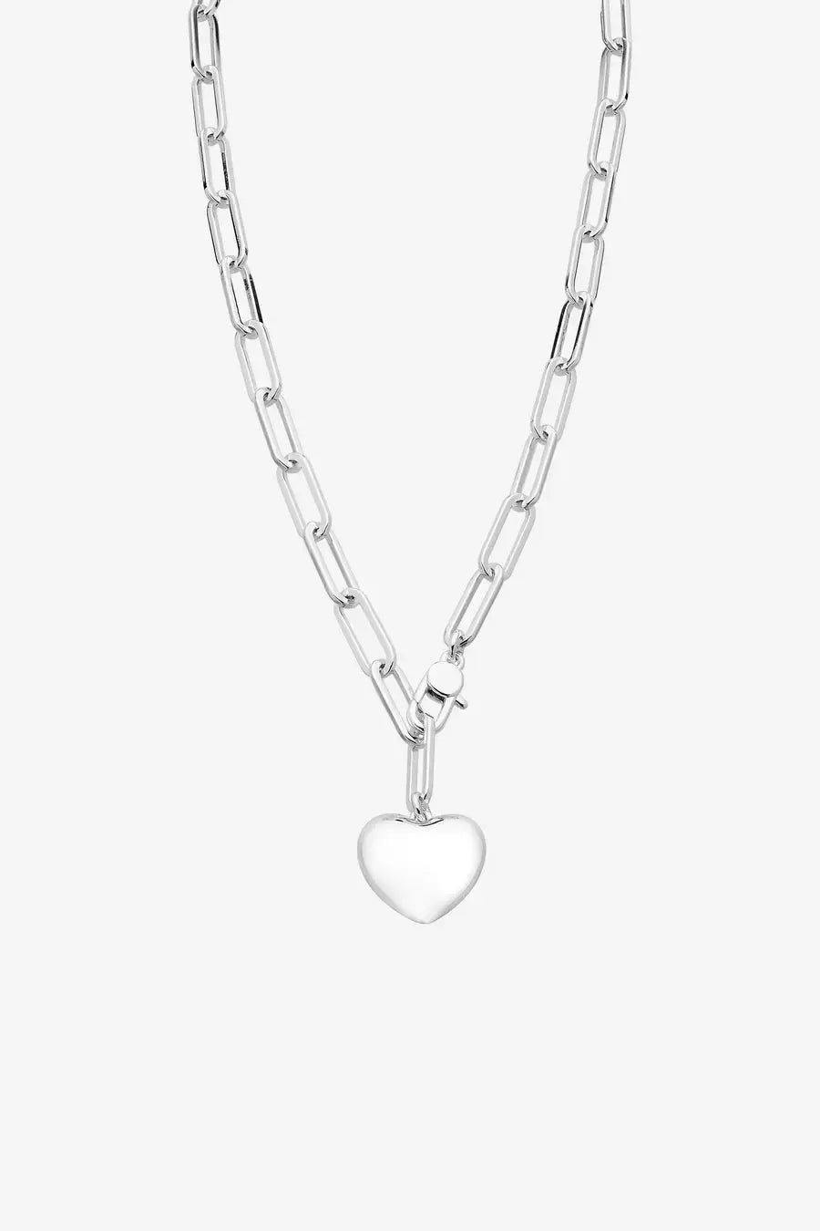 Lotte Silver Heart Necklace-Jewellery-Liberte-The Bay Room