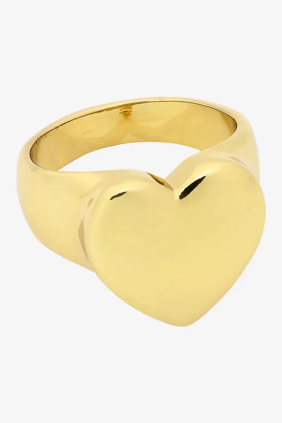 Lotte Soft Gold Heart Ring-Jewellery-Liberte-The Bay Room