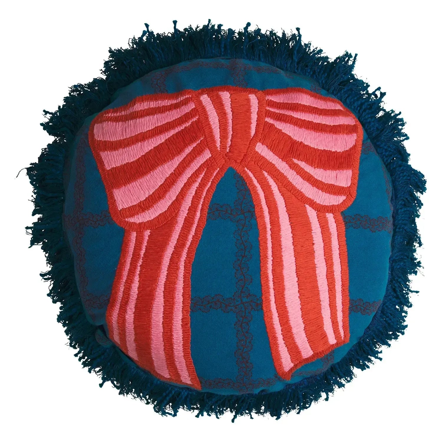 Lottie Embroidered Cushion-Soft Furnishings-Sage & Clare-The Bay Room