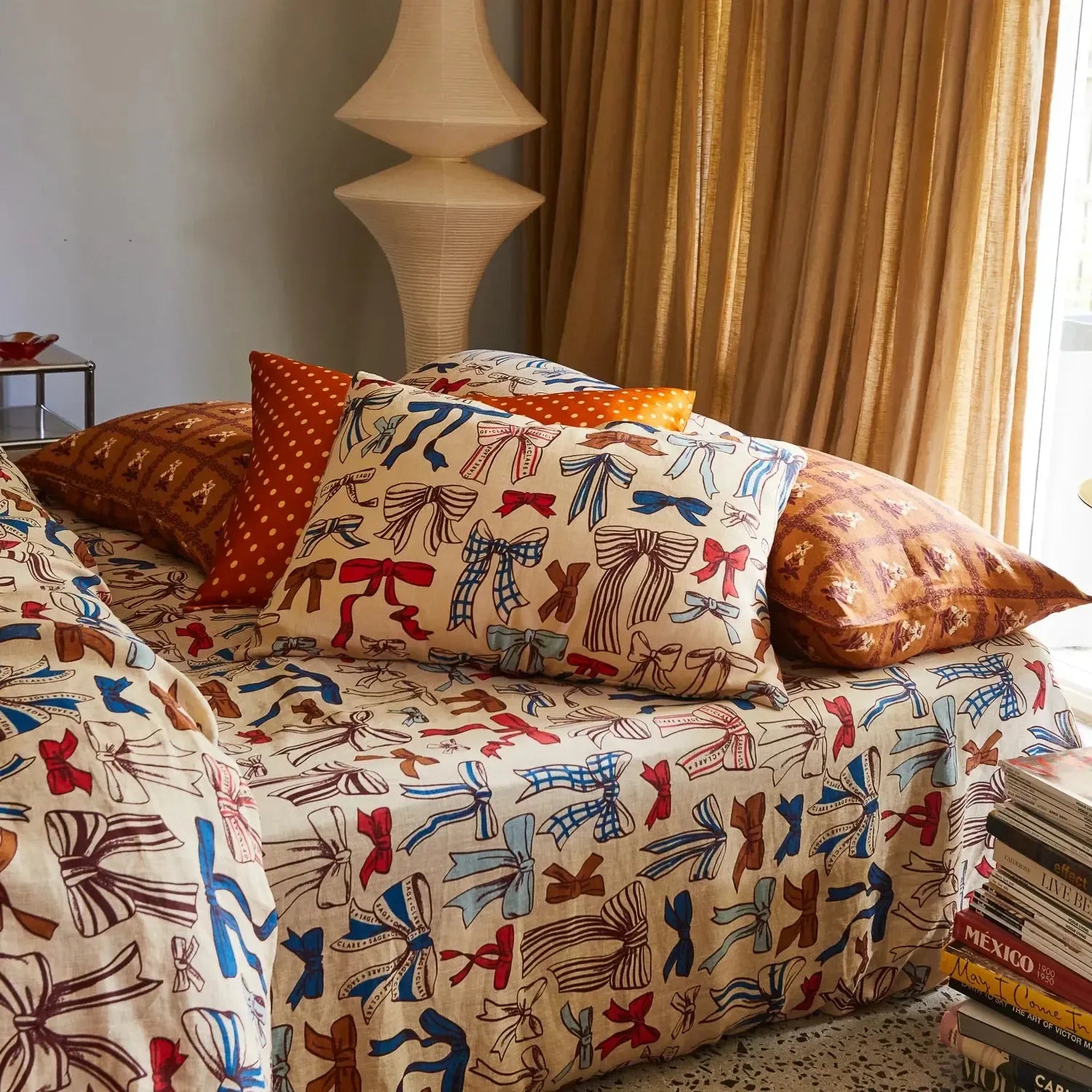 Lottie Linen Pillowcase Set-Soft Furnishings-Sage & Clare-The Bay Room