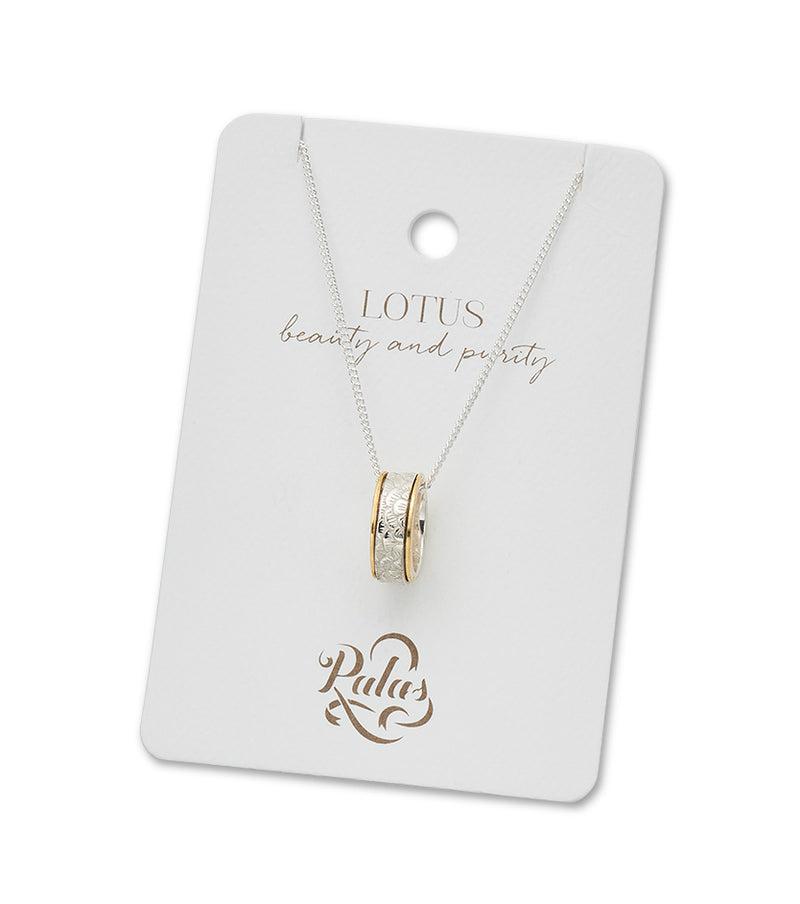 Lotus Spinning Necklace-Jewellery-Palas-The Bay Room
