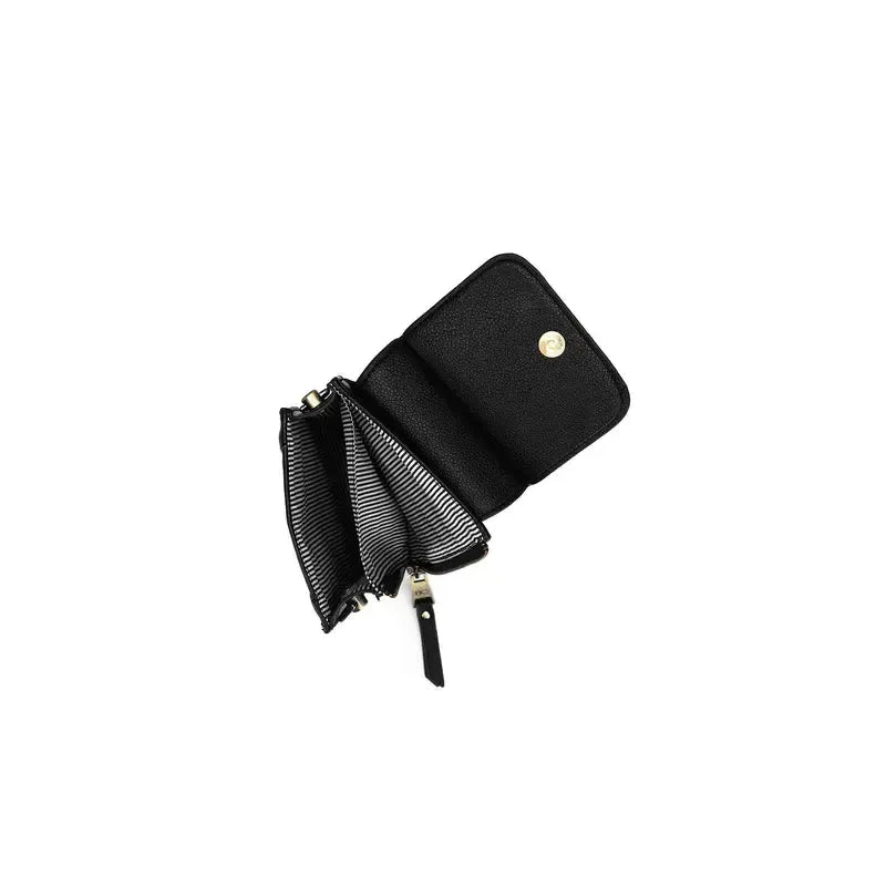 Lou Lou Black Mobile Phone Case Wallet-Bags & Clutches-Black Caviar Designs-The Bay Room