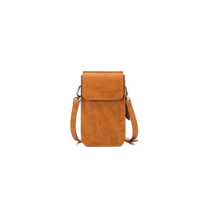 Lou Lou Tan Mobile Phone Case Wallet-Bags & Clutches-Black Caviar Designs-The Bay Room