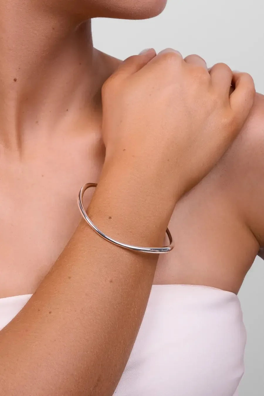 Louella Silver Bangle-Jewellery-Liberte-The Bay Room