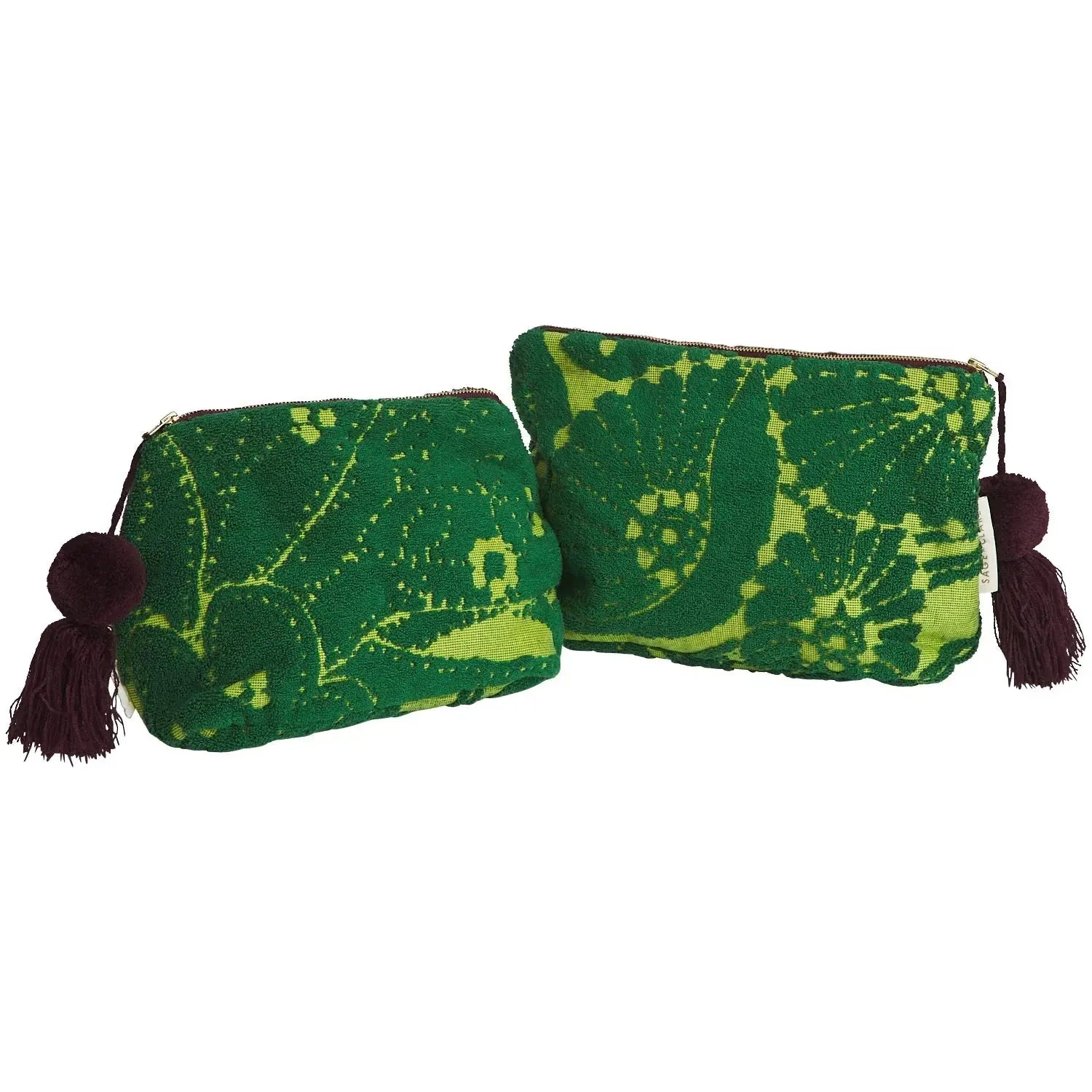 Lucia Terry Pouch - Kelp-Beauty & Well-Being-Sage & Clare-The Bay Room