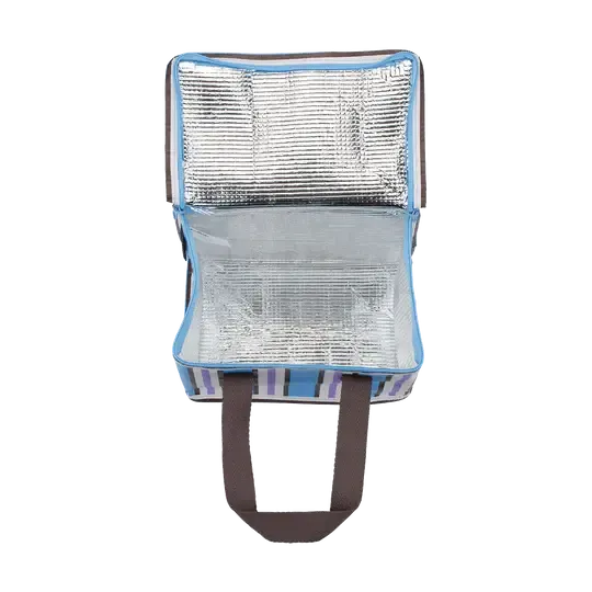 Lunch Box Choc Blue Stripe-Travel & Outdoors-Kollab-The Bay Room