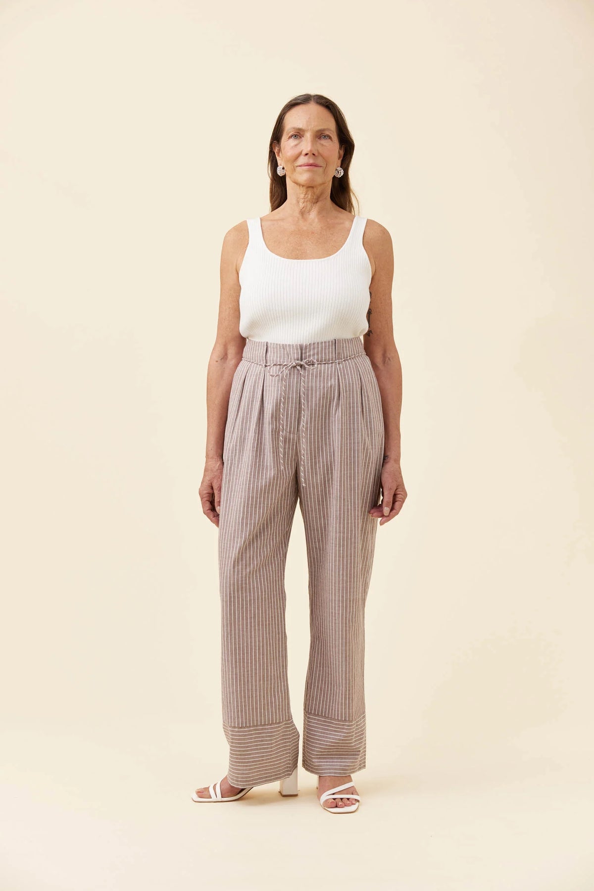 Lyndell Pant - Taupe-Pants-Isle Of Mine-The Bay Room