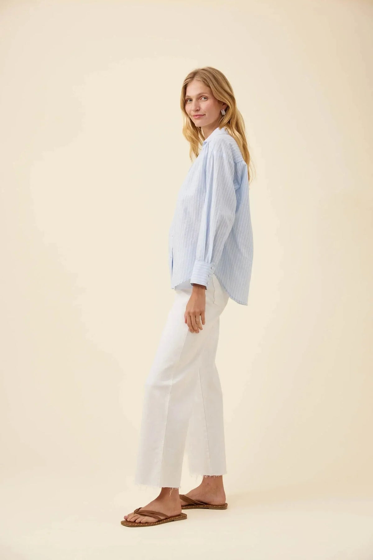 Lyndell Shirt - Light Blue-Tops-Isle Of Mine-The Bay Room