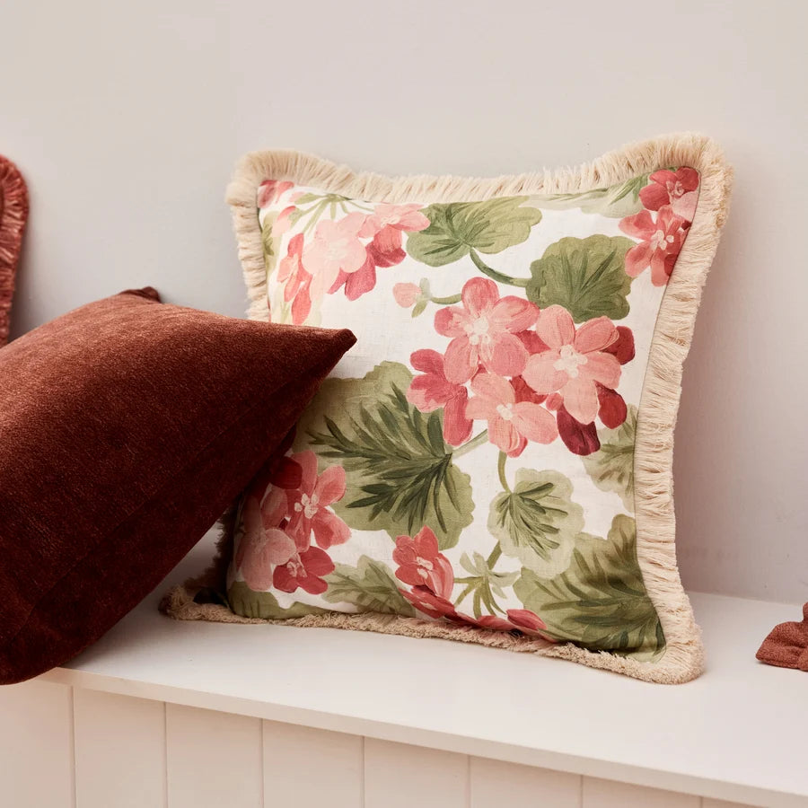 Geranium Rust Cushion 50x50cm
