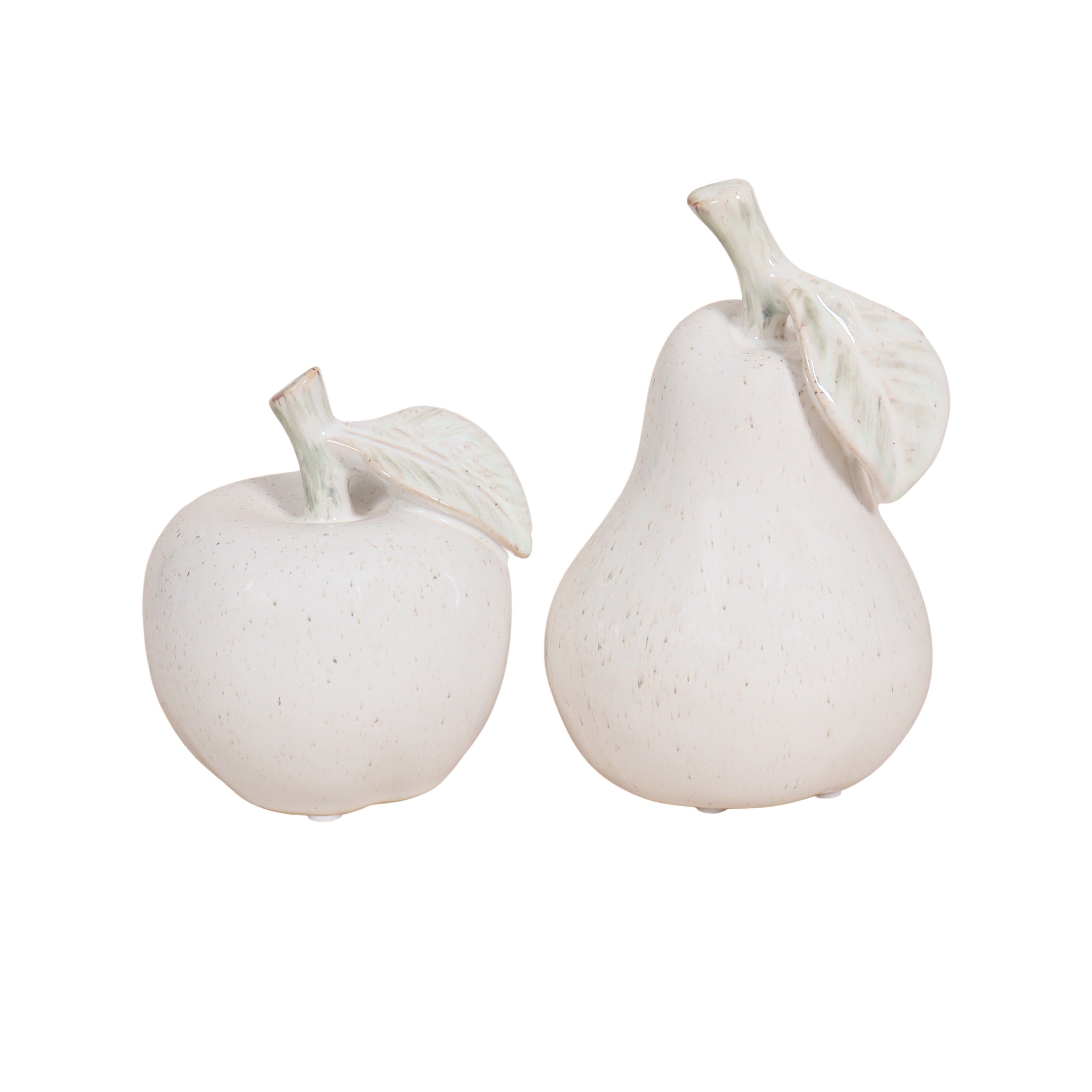Macy Stone Cream Mottled Fruit-Decor Items-Pure Homewares-The Bay Room
