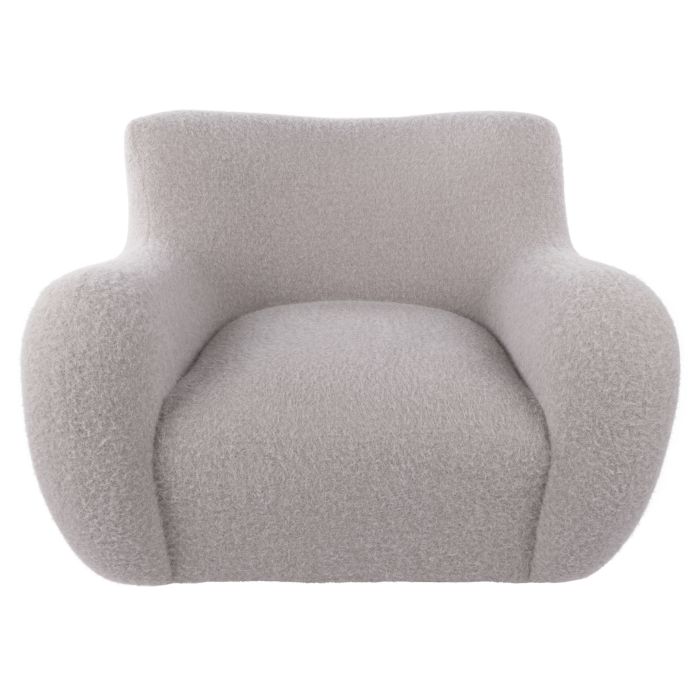 Maddox Fabric Armchair 111x103x82cm Grey-Furniture-Grand Designs-The Bay Room