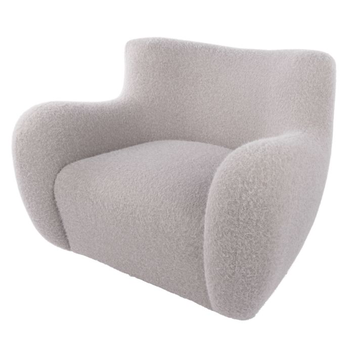 Maddox Fabric Armchair 111x103x82cm Grey-Furniture-Grand Designs-The Bay Room
