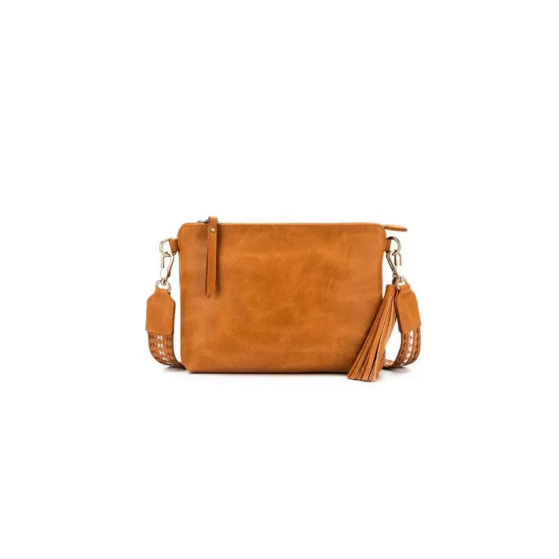 Maggie Tan 3 Compartment Crossbody Bag-Bags & Clutches-Black Caviar Designs-The Bay Room