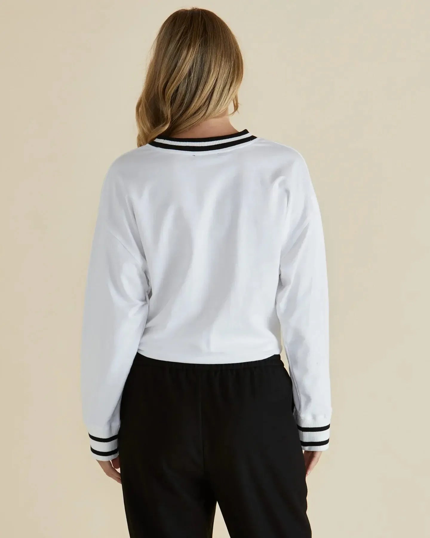 Marais Sweat - White-Knitwear & Jumpers-Betty Basics-The Bay Room