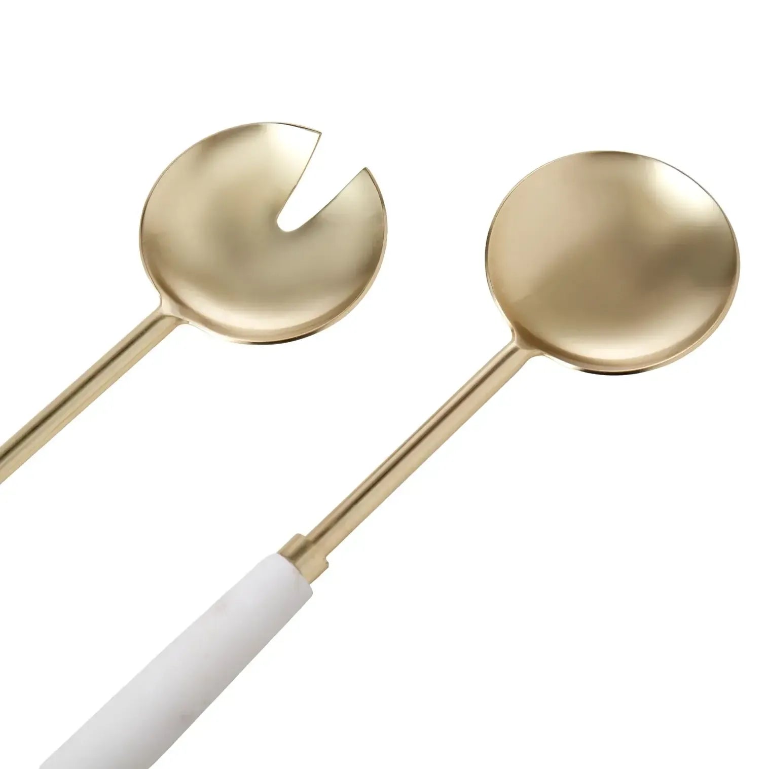 Marble and Stainless Steel Salad Server Set/2-Dining & Entertaining-Amalfi-The Bay Room