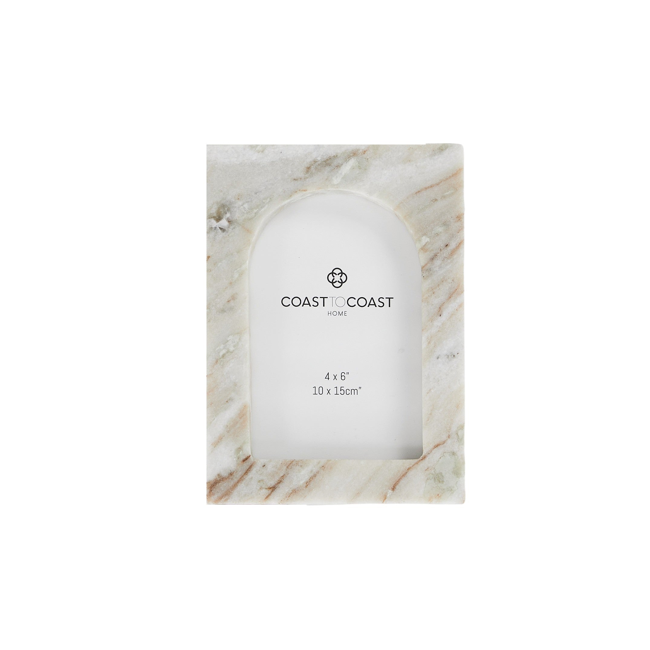 Marco Marble 4x6" Photo Frame Nude-Decor Items-Coast To Coast Home-The Bay Room