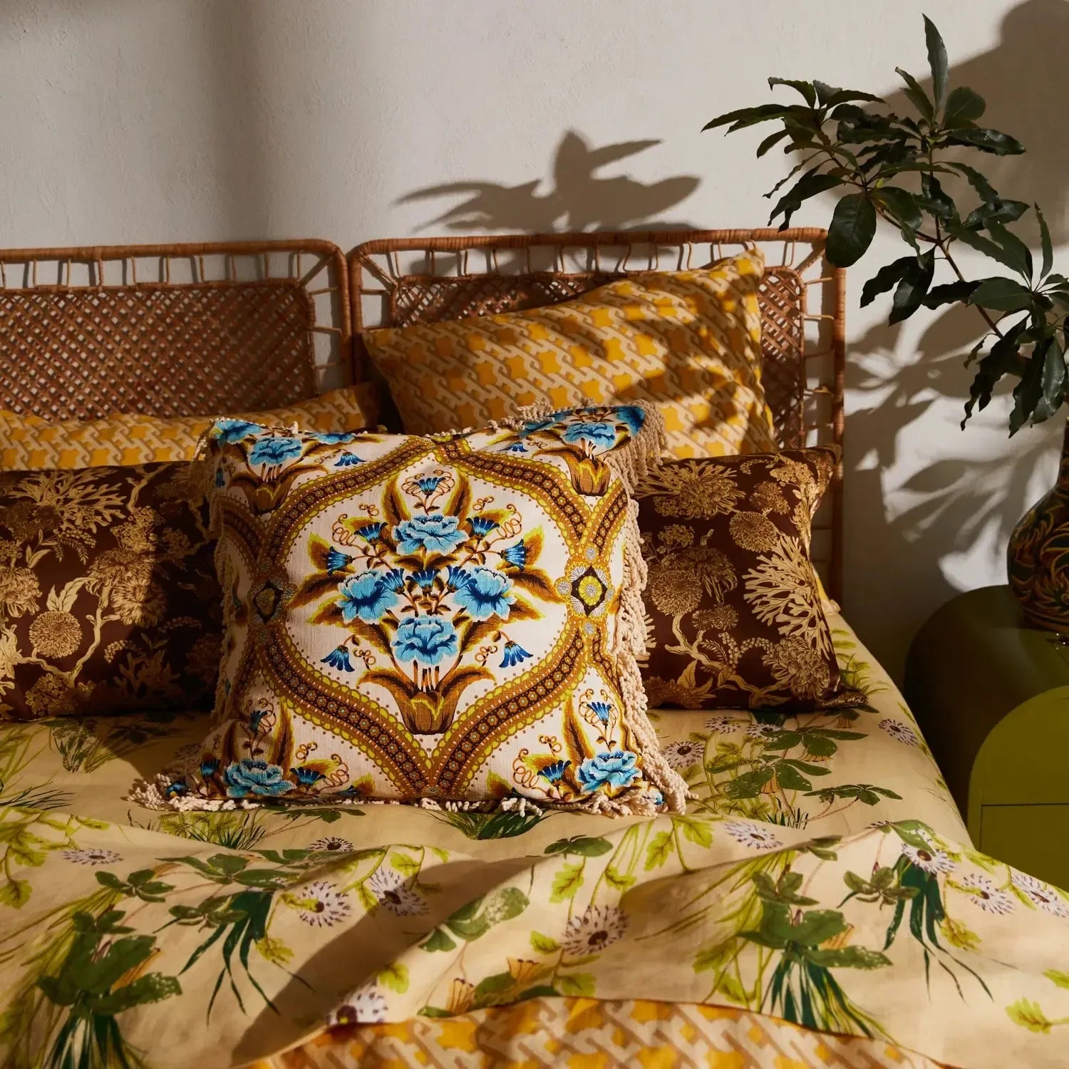 Margaret Fringe Cushion - Clay-Soft Furnishings-Sage & Clare-The Bay Room