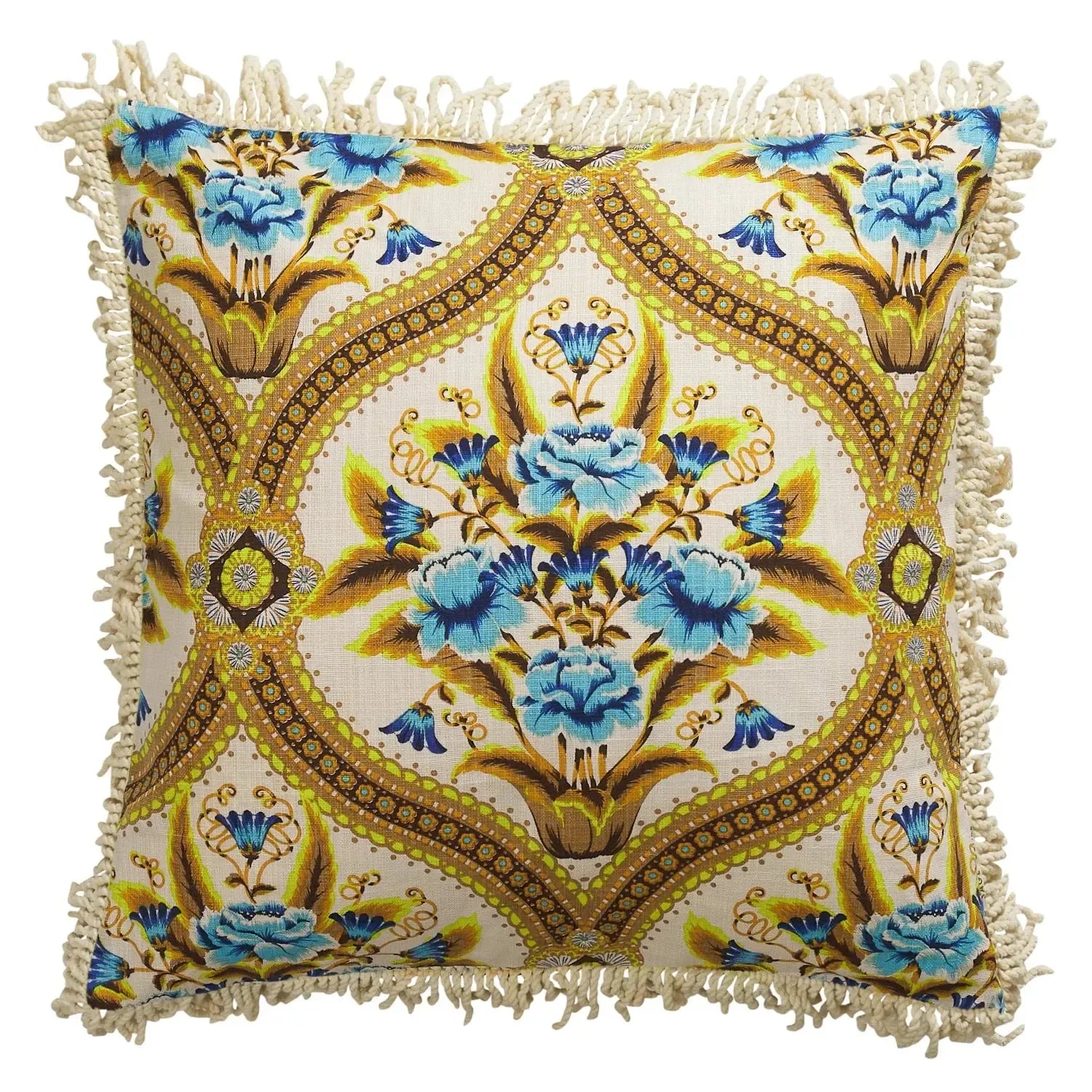 Margaret Fringe Cushion - Clay-Soft Furnishings-Sage & Clare-The Bay Room