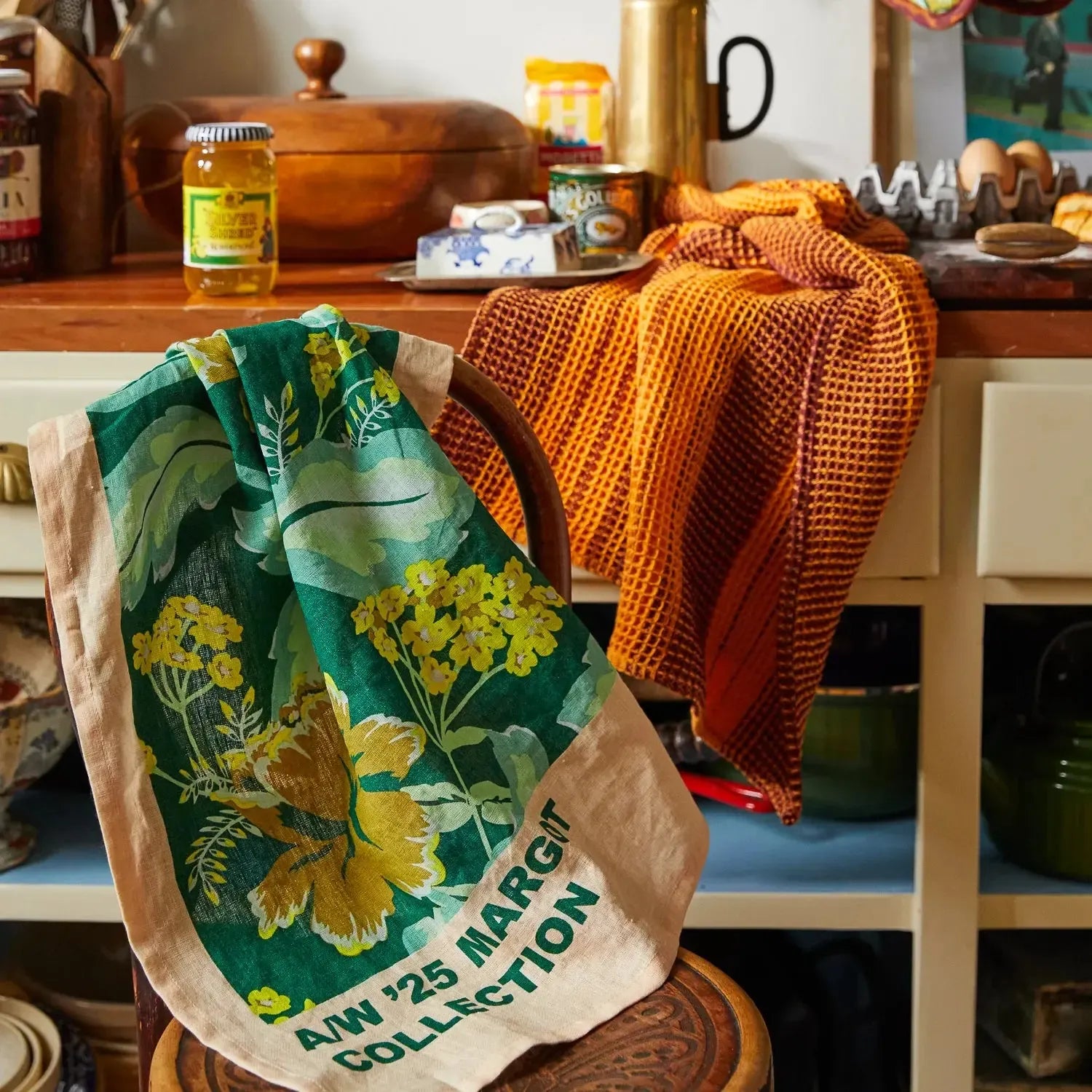 Margot Linen Tea Towel-Soft Furnishings-Sage & Clare-The Bay Room