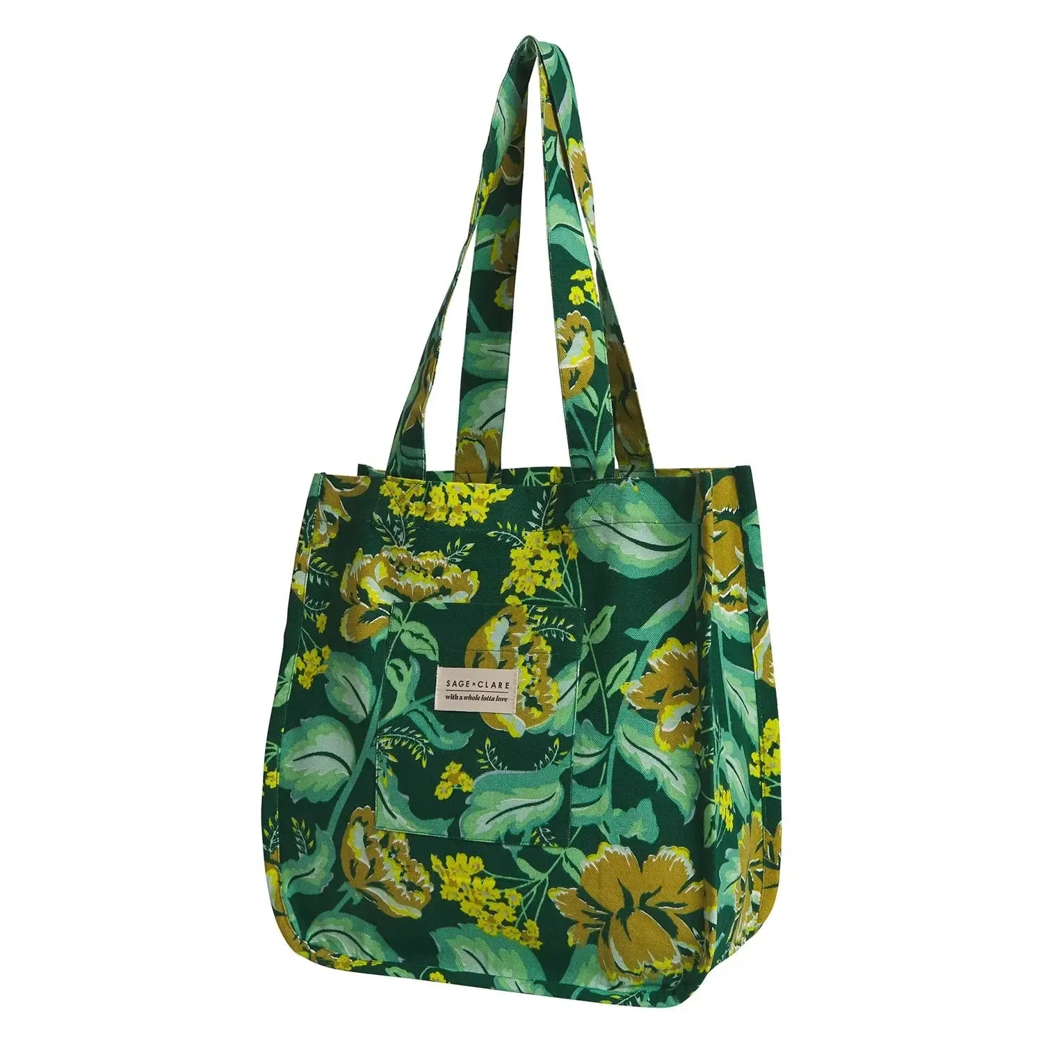 Margot Tote Bag - Forest-Bags & Clutches-Sage & Clare-The Bay Room