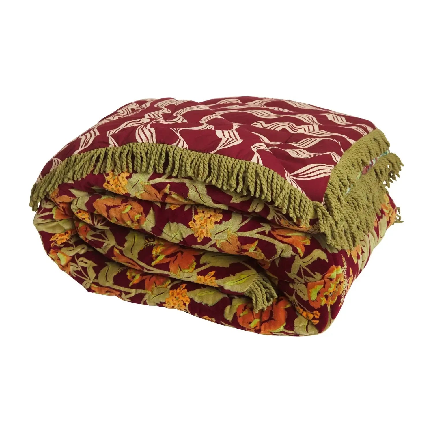 Margot Velvet Bedcover-Soft Furnishings-Sage & Clare-The Bay Room
