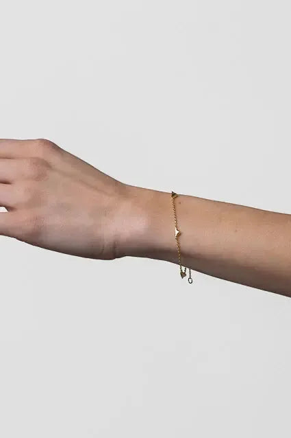 Mariel Soft Gold Heart Bracelet-Jewellery-Liberte-The Bay Room