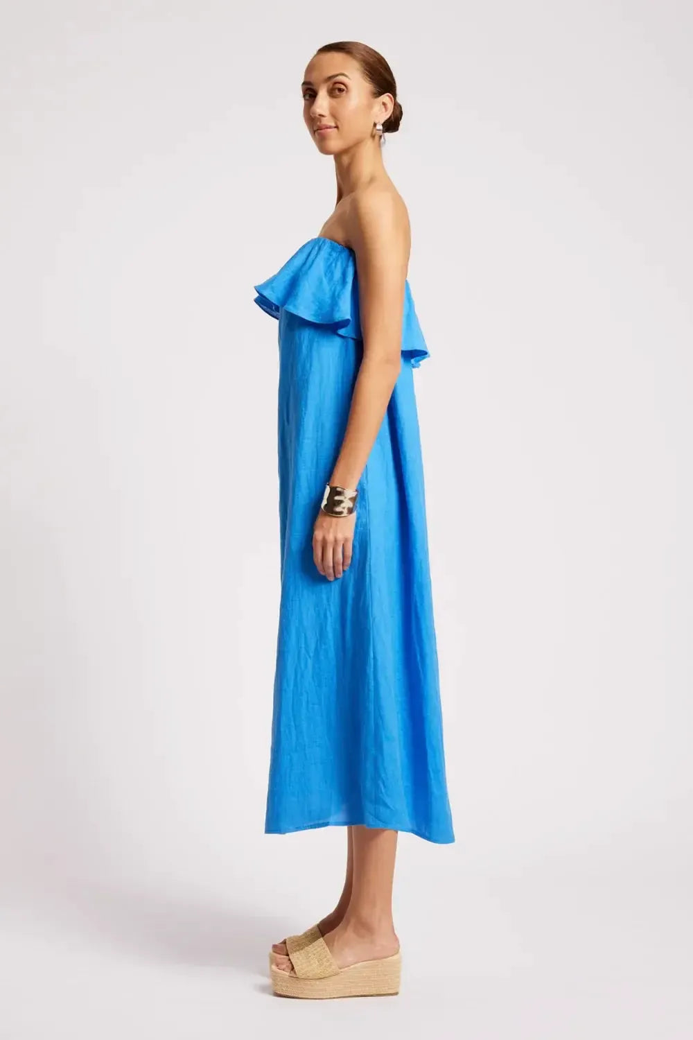 Maris Strapless Dress - Marine-Dresses-Eb & Ive-The Bay Room