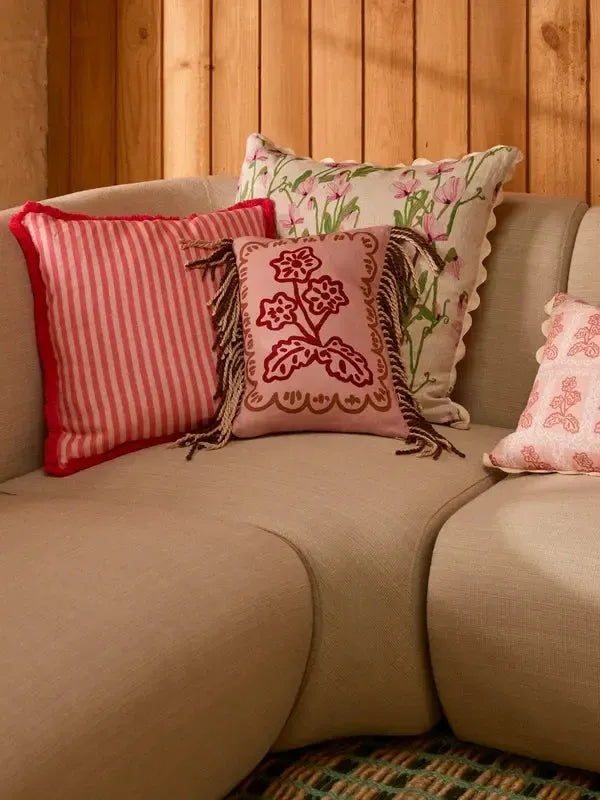 Martine Mini Buff 30x40cm Cushion-Soft Furnishings-Bonnie & Neil-The Bay Room
