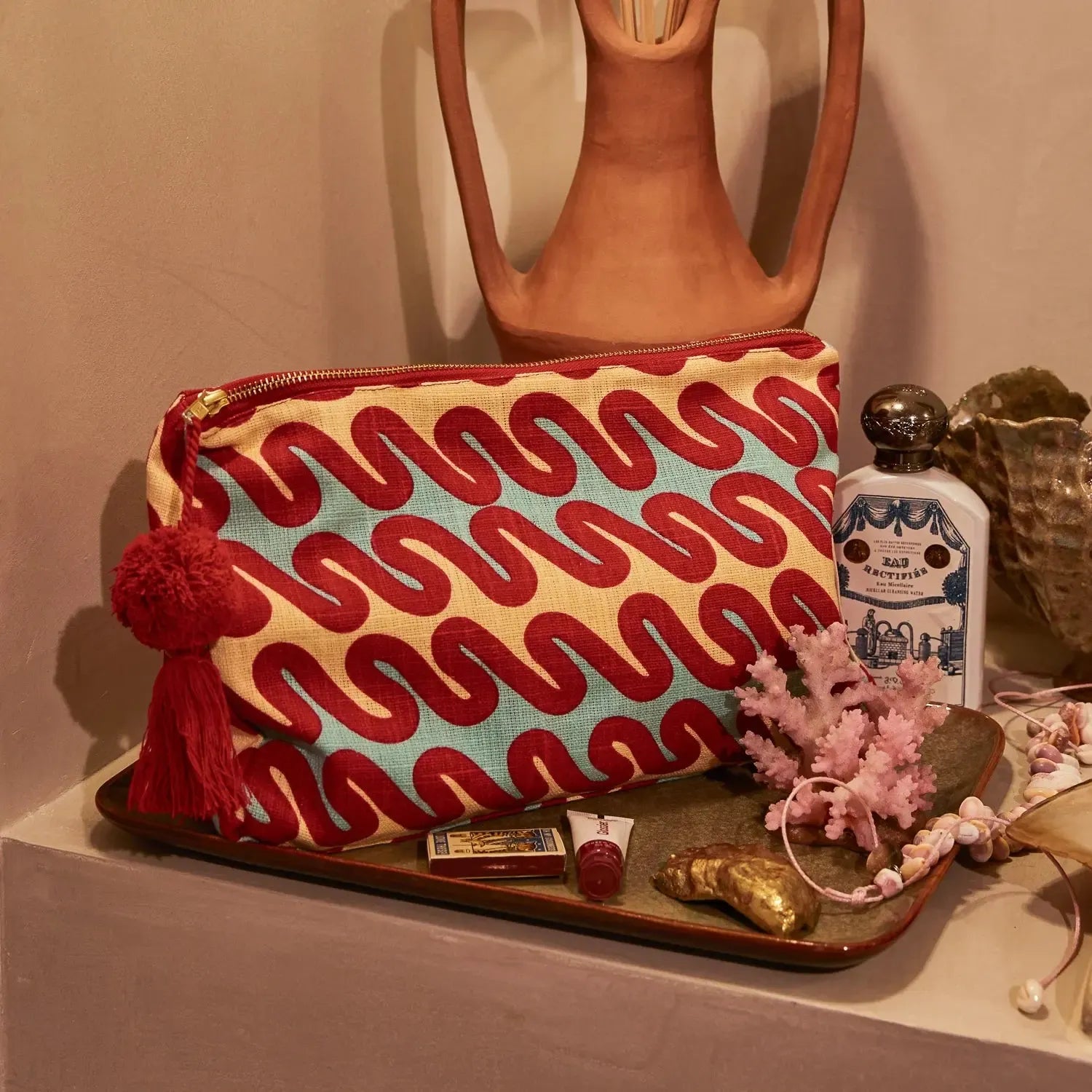 Marzia Cosmetic Bag-Beauty & Well-Being-Sage & Clare-The Bay Room