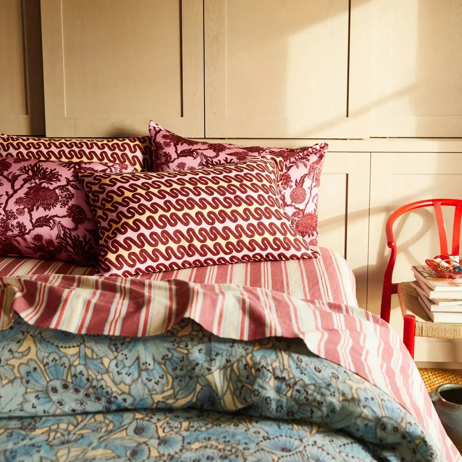 Marzia Linen Pillowcase Set - Orchid-Soft Furnishings-Sage & Clare-The Bay Room