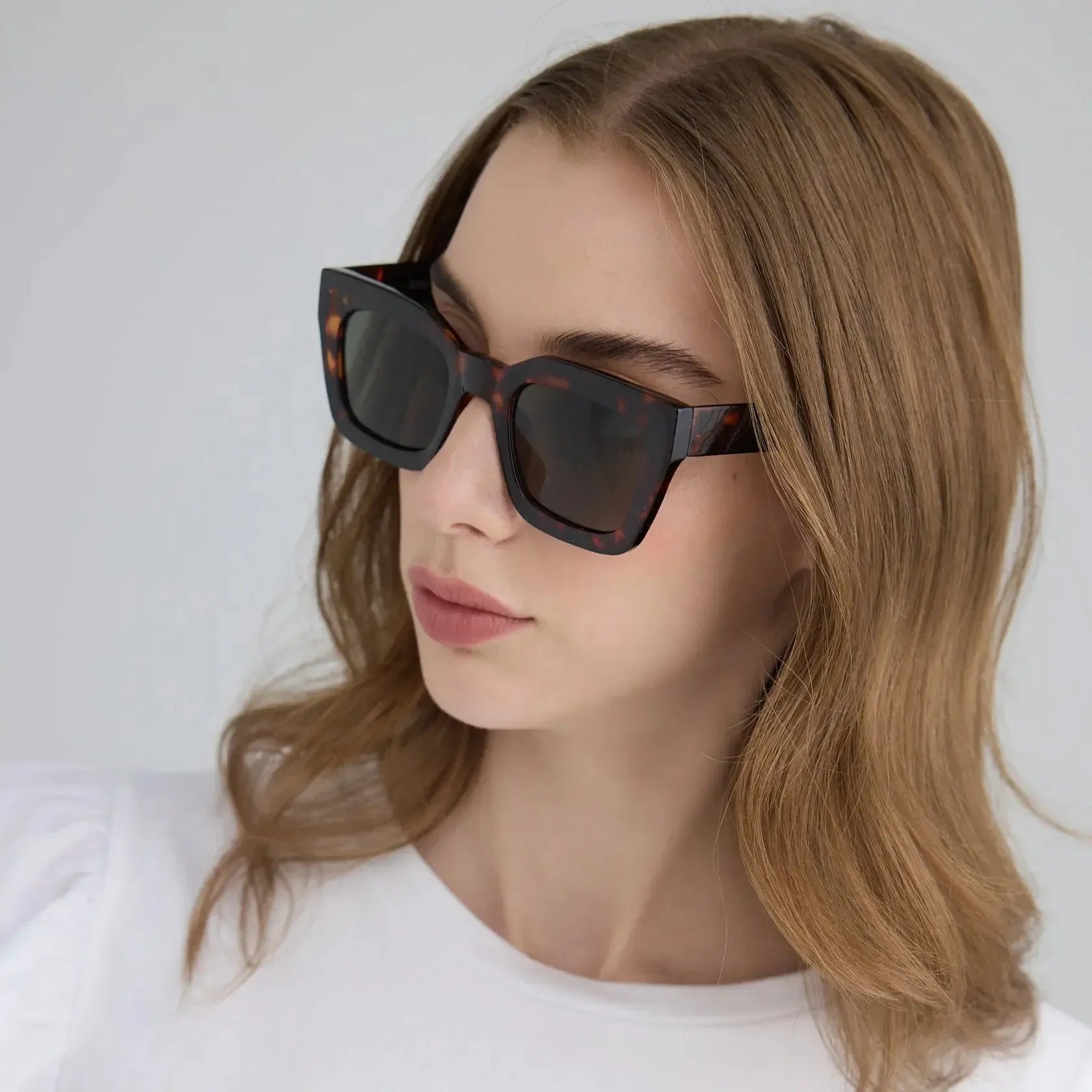 Matilda Sunglasses - Tortoiseshell-Headwear & Sunglasses-Captivated Soul-The Bay Room