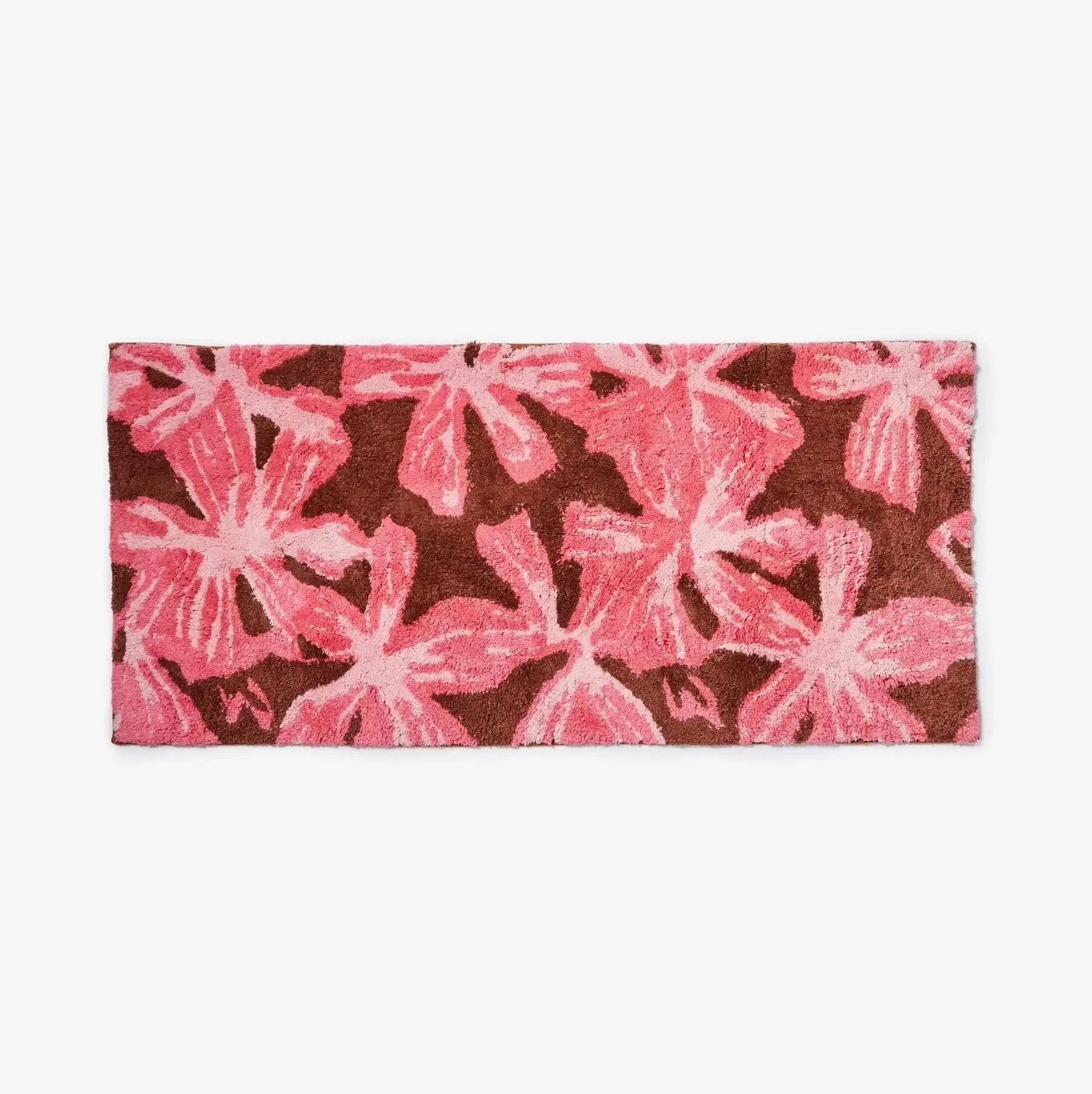 Mave Pink Long Bath Mat-Soft Furnishings-Bonnie & Neil-The Bay Room