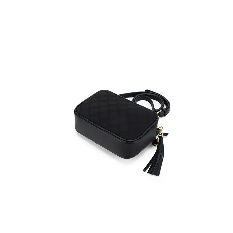 Maxine Black Crossbody Bag-Bags & Clutches-Black Caviar Designs-The Bay Room