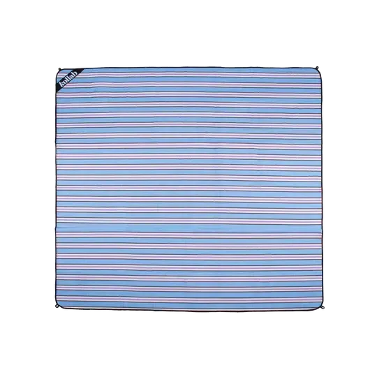 Medium Mat Choc Blue Stripe-Travel & Outdoors-Kollab-The Bay Room