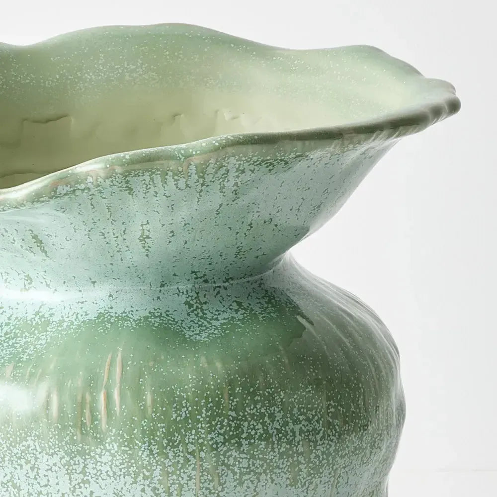 Meli Vase Pickle 28x25cm-Pots, Planters & Vases-Floral Interiors-The Bay Room