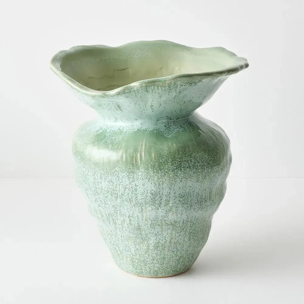 Meli Vase Pickle 28x25cm-Pots, Planters & Vases-Floral Interiors-The Bay Room