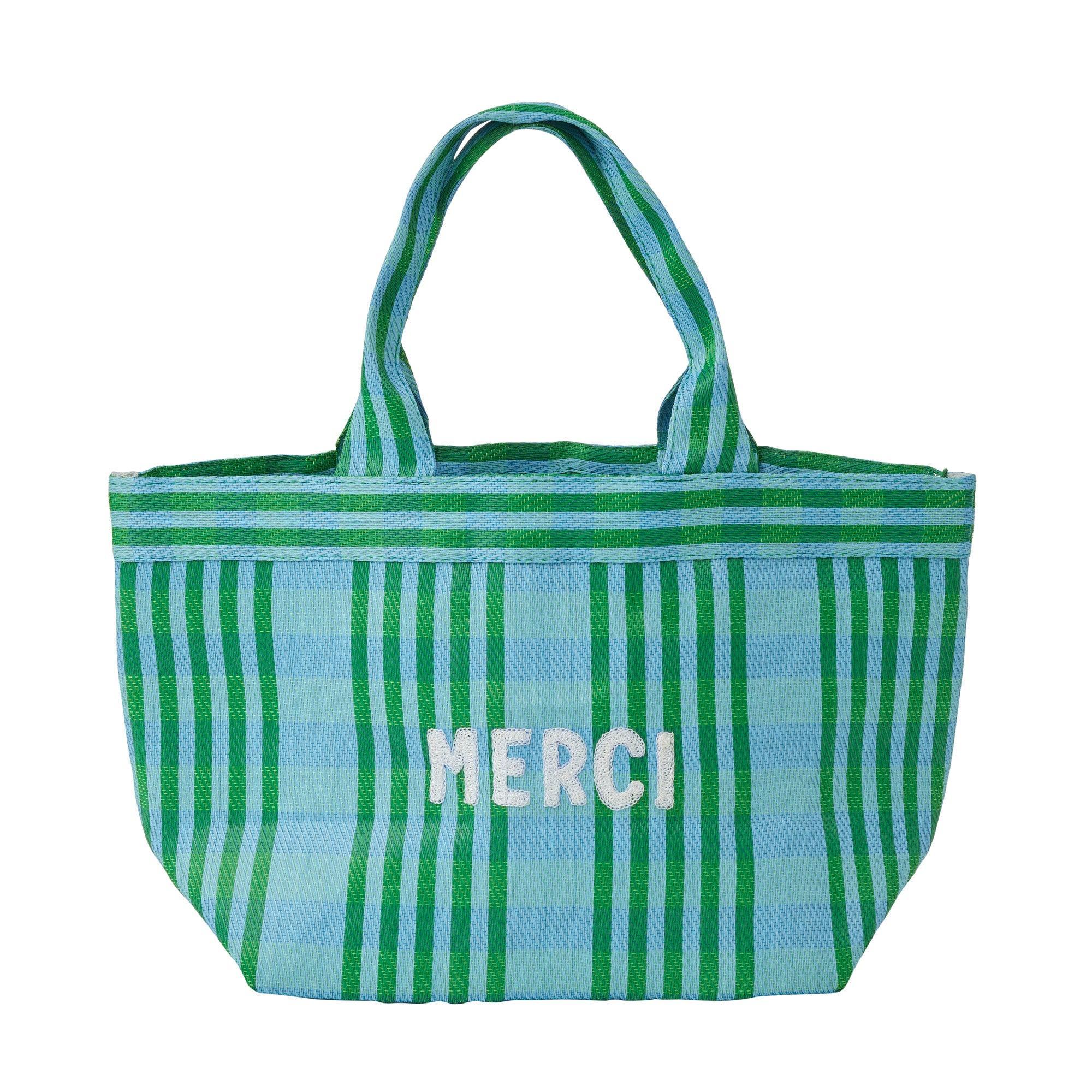 Merci Recycled Lunch Cooler 40x22cm Green-Travel & Outdoors-Coast To Coast Home-The Bay Room