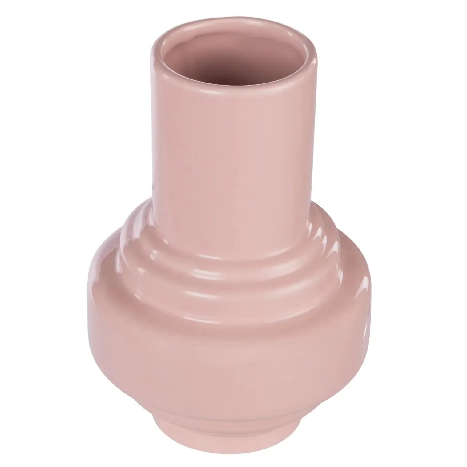 Merrik Collection Vase 14x14x20cm Pink-Pots, Planters & Vases-Amalfi-The Bay Room