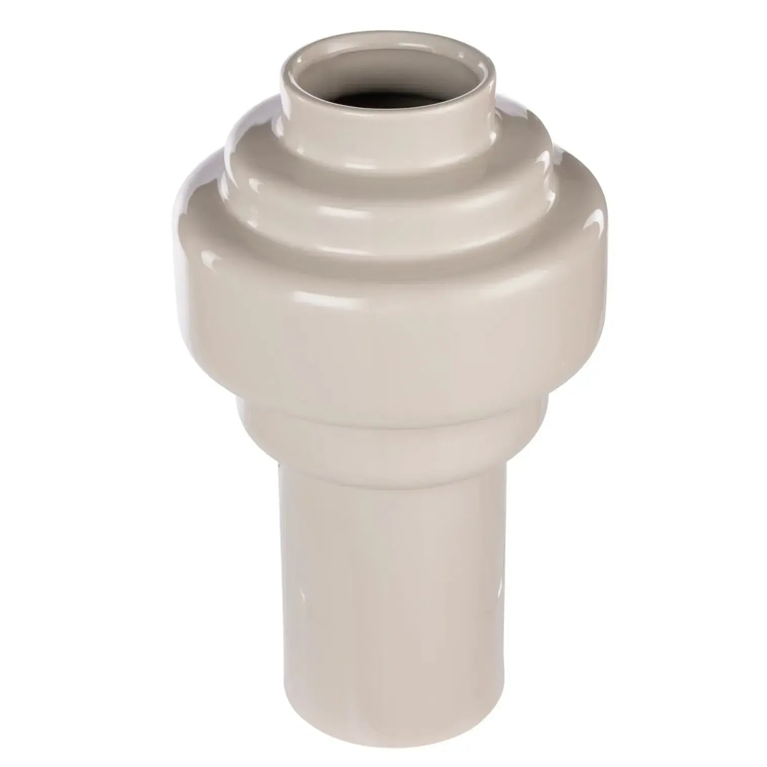 Merrik Collection Vase 21x21x35cm Moonbeam-Pots, Planters & Vases-Amalfi-The Bay Room
