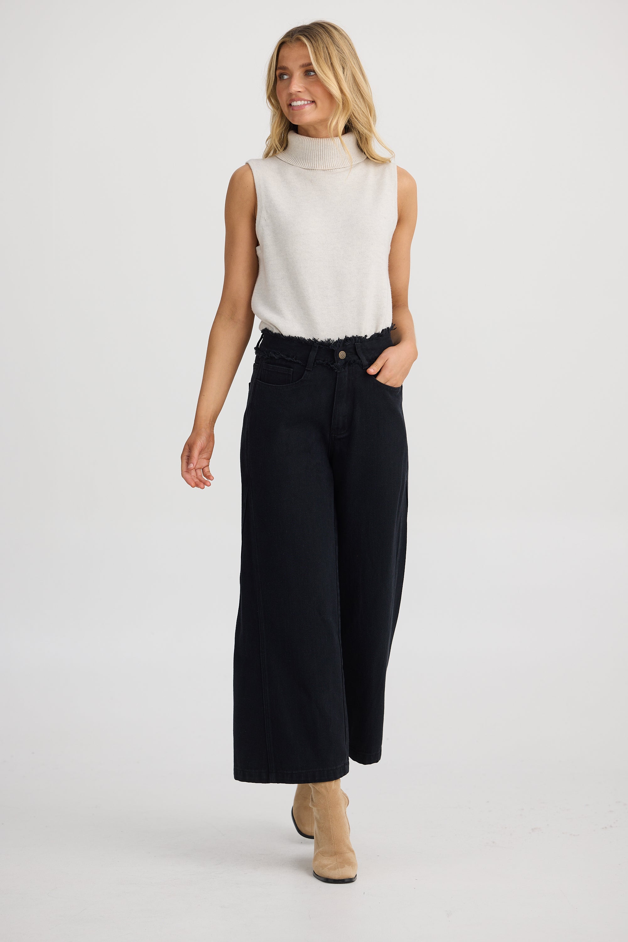 Milano Pant - Black-Pants-The Shanty Corporation-The Bay Room