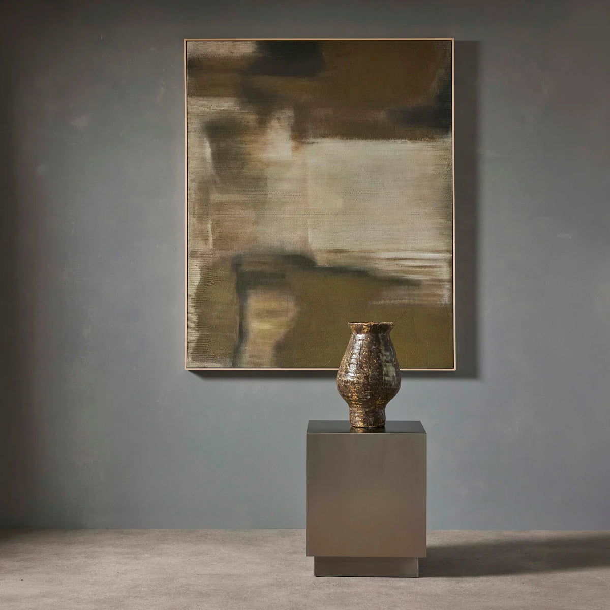Mineral Plane Hand Painted Wall Art 120x150x5cm