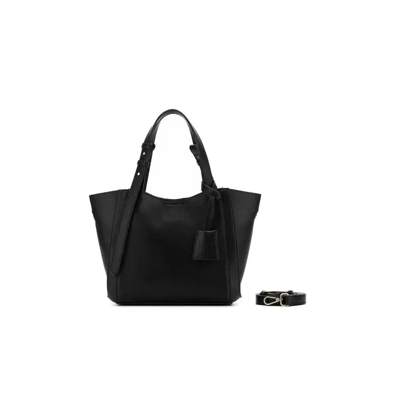 Mini Lauren Black 3 Piece Compartment Handbag-Bags & Clutches-Black Caviar Designs-The Bay Room