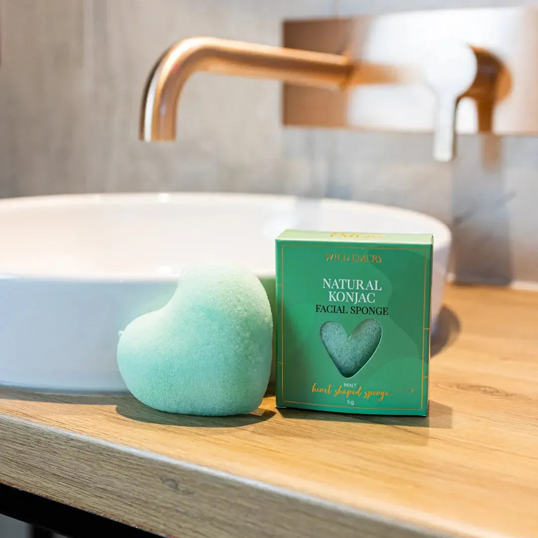 Mint Konjac Facial Sponge-Beauty & Well-Being-Wild Emery-The Bay Room