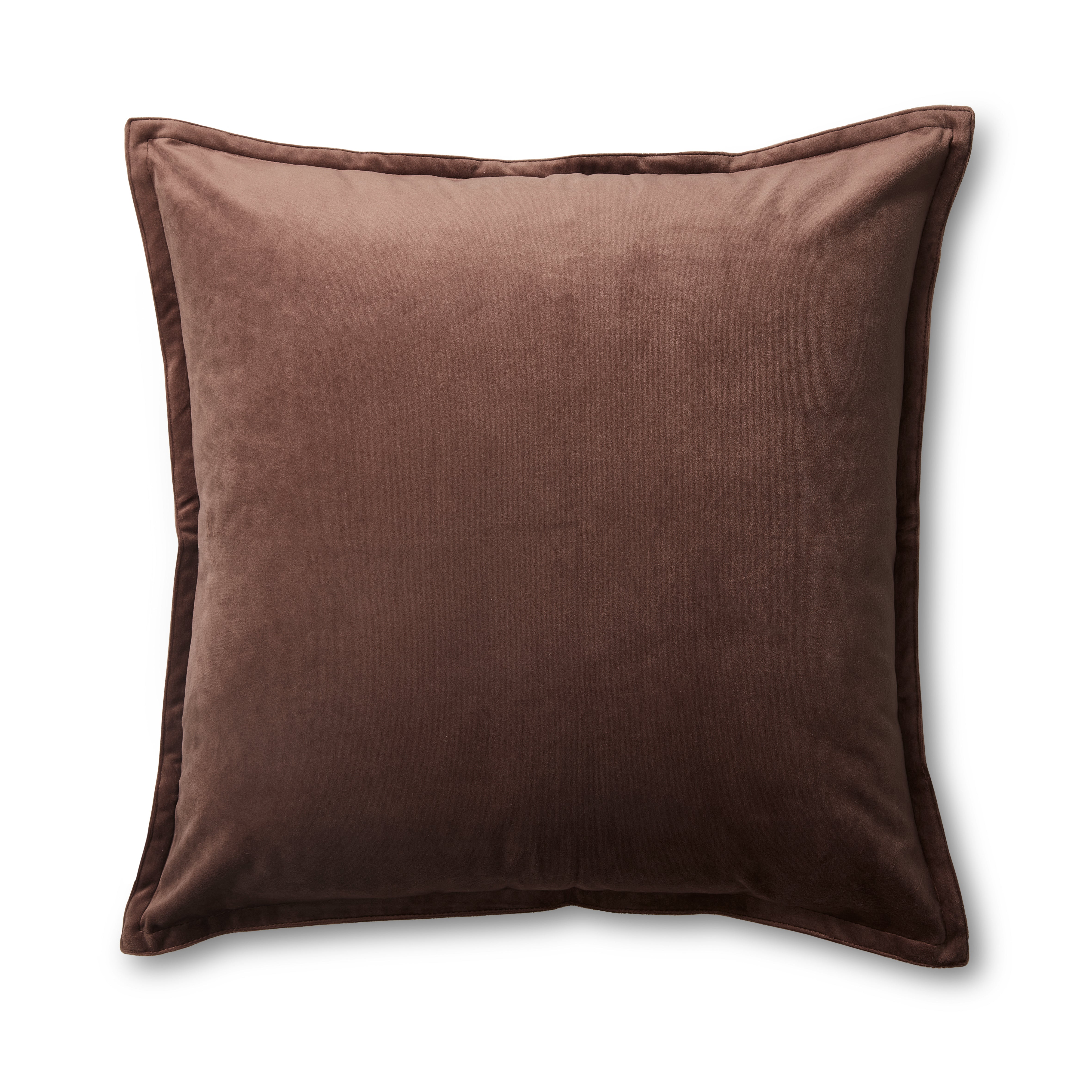 Mira Velvet Mocha Cushion 50cm-Soft Furnishings-Madras Link-The Bay Room