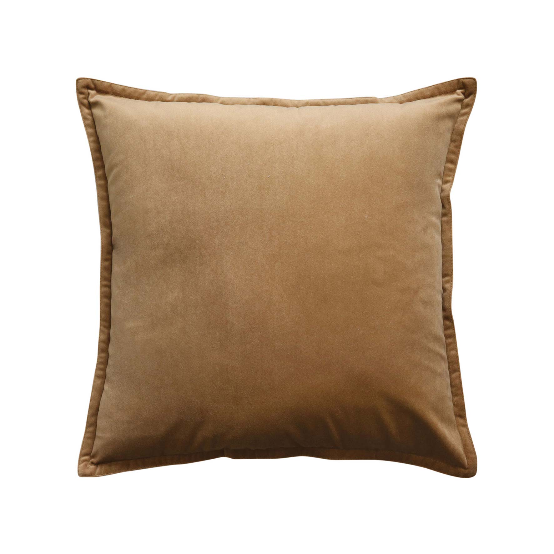 Mira Velvet Toffee Cushion 50x50cm-Soft Furnishings-Madras Link-The Bay Room