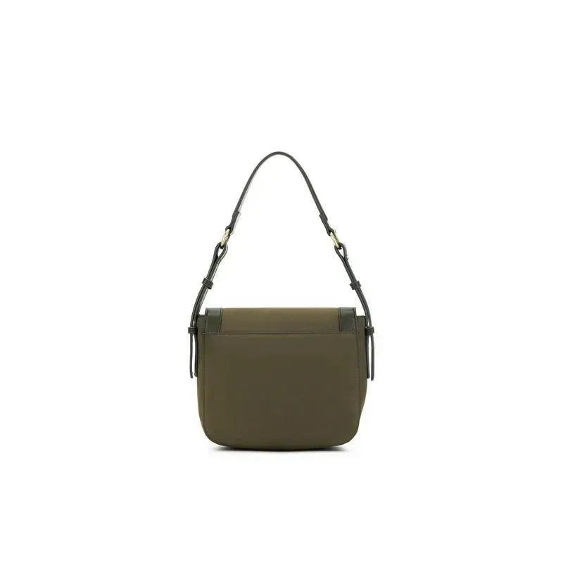 Mirabelle Dark Olive Shoulder Handbag-Bags & Clutches-Black Caviar Designs-The Bay Room