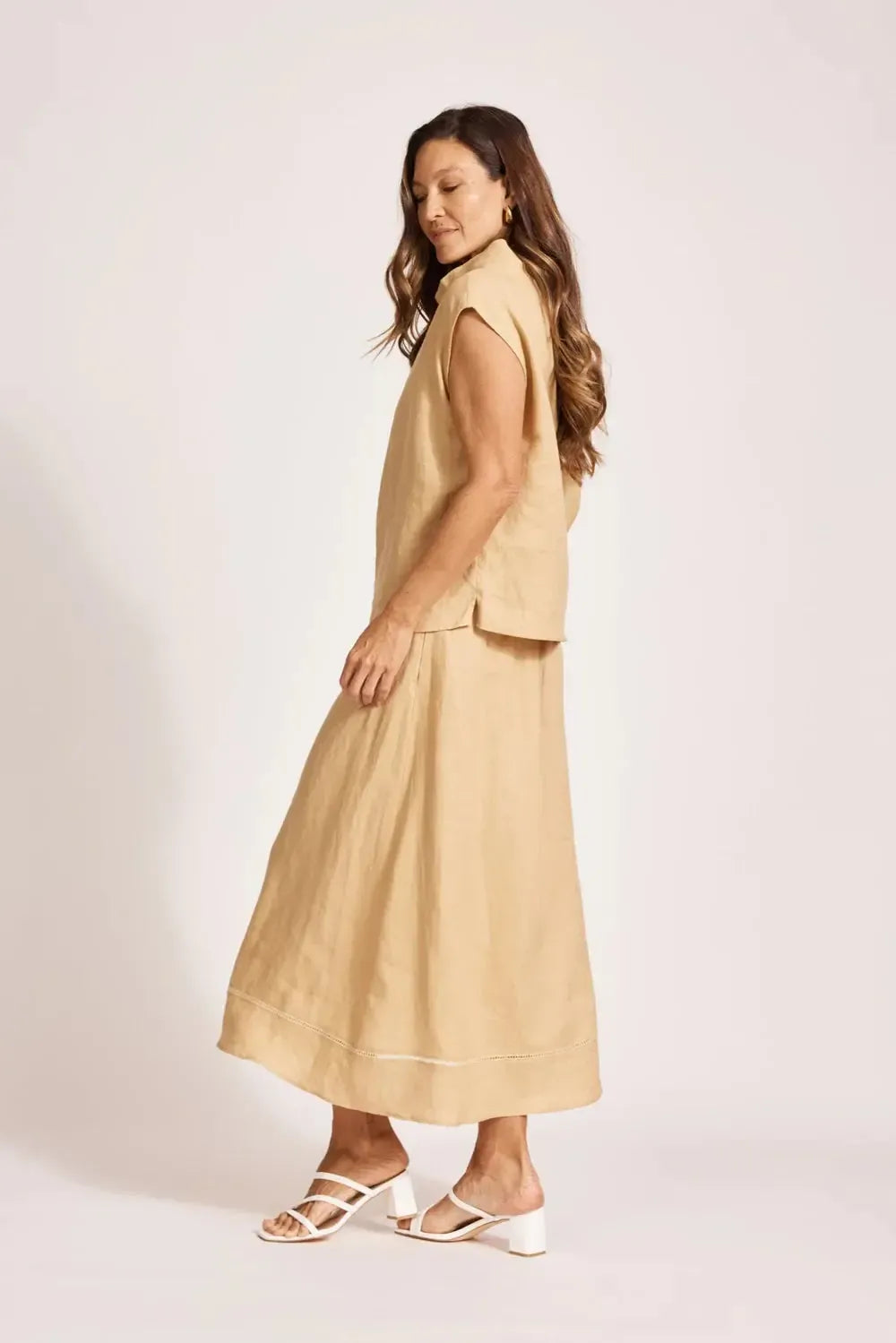 Miramar Top - Camel-Eb & Ive-The Bay Room