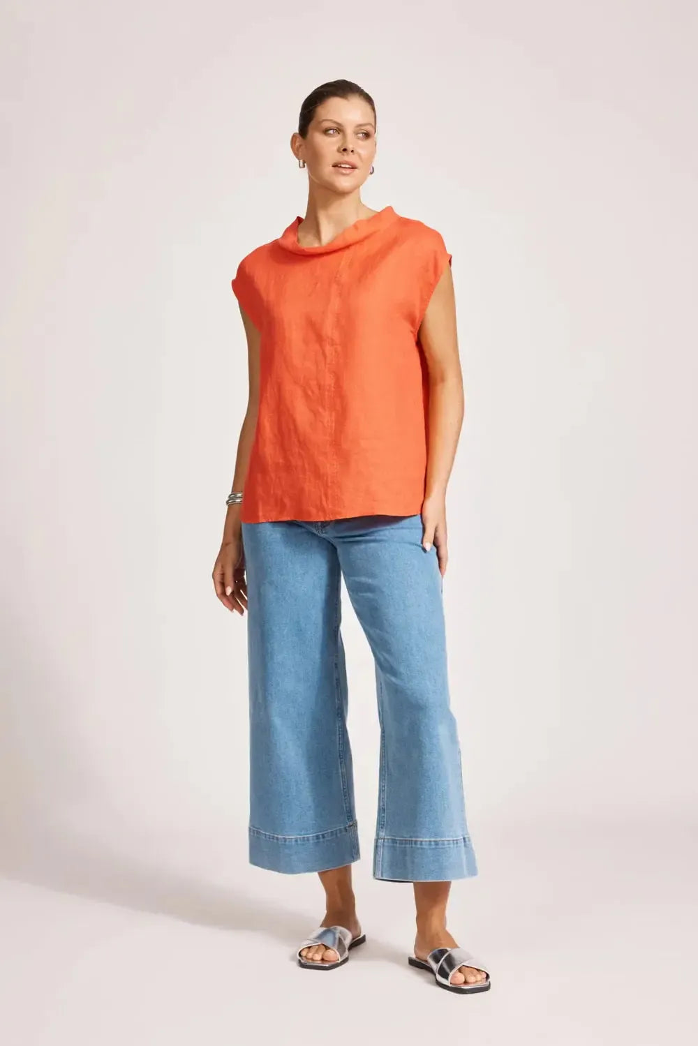Miramar Top - Coral-Eb & Ive-The Bay Room