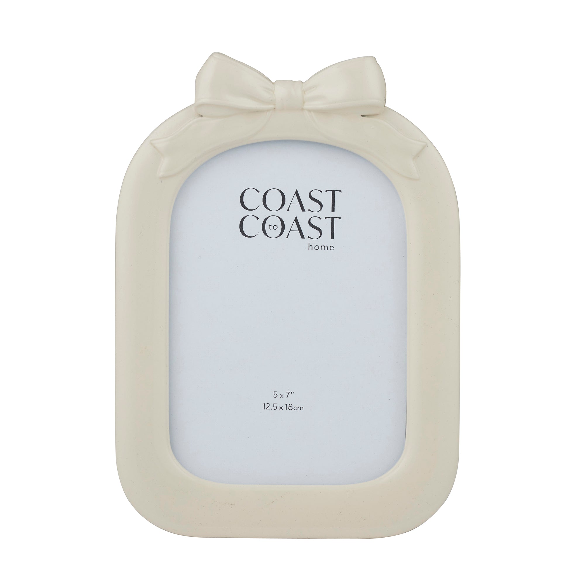 Miriam Resin 5x7" Frame 16.5x23cm Ivory-Decor Items-Coast To Coast Home-The Bay Room