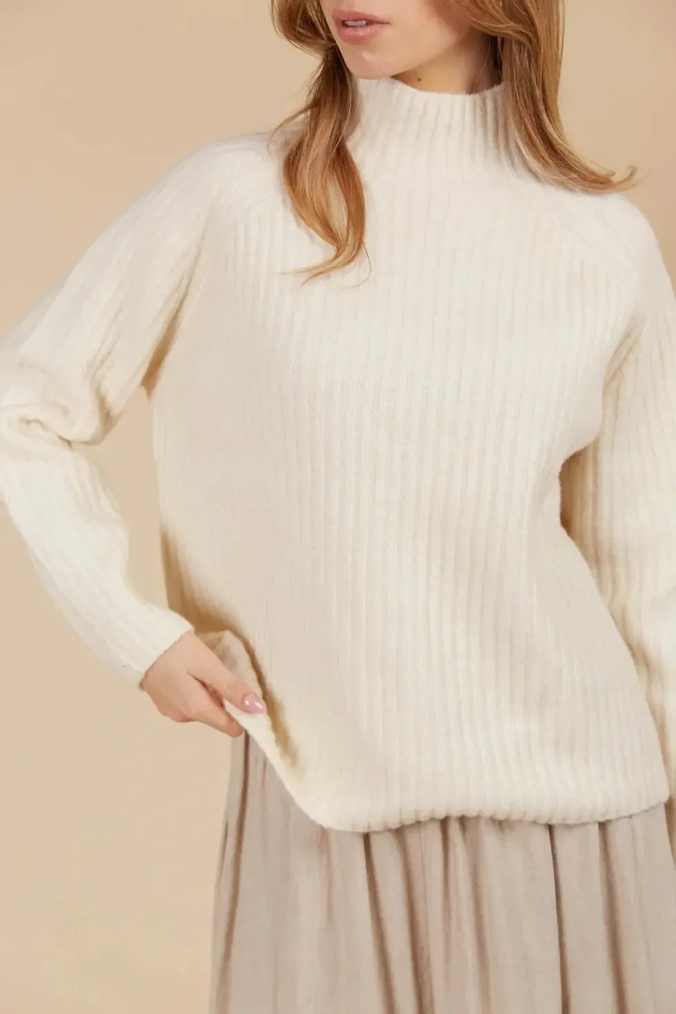 Miru Jumper - Canvas-Knitwear & Jumpers-Isle Of Mine-The Bay Room